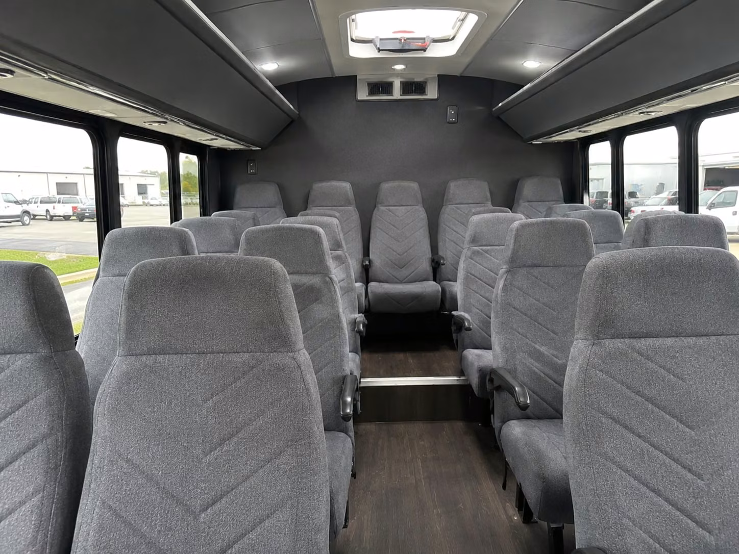 15 passenger minibus inside