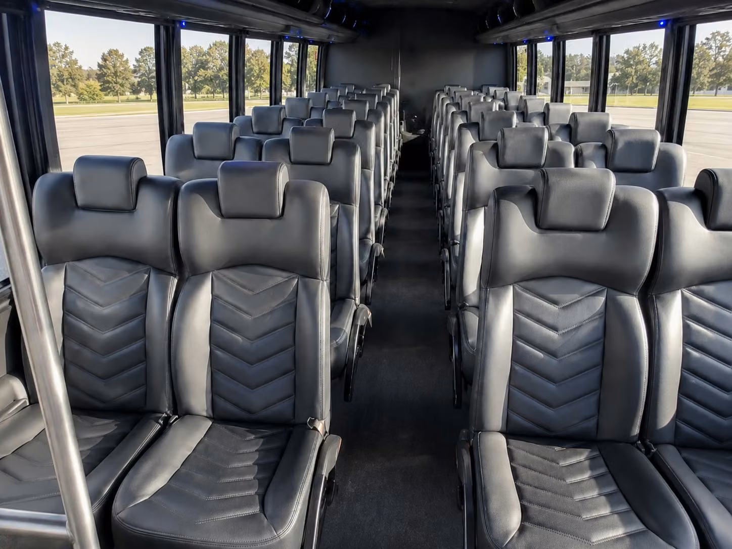20 passenger minibus interior