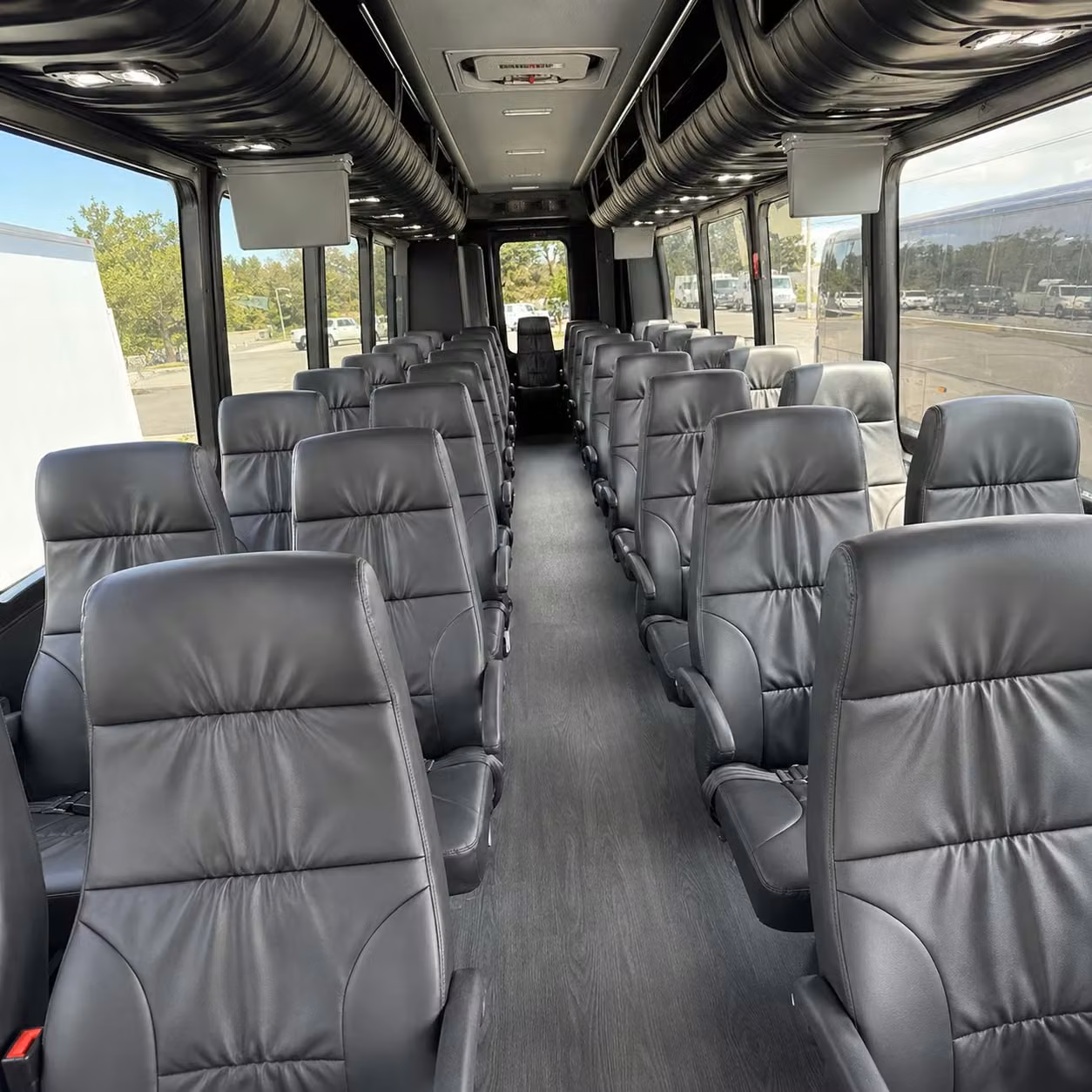 25 passenger minibus interior