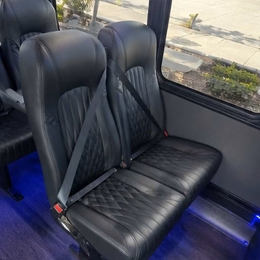28 passenger minibus inside