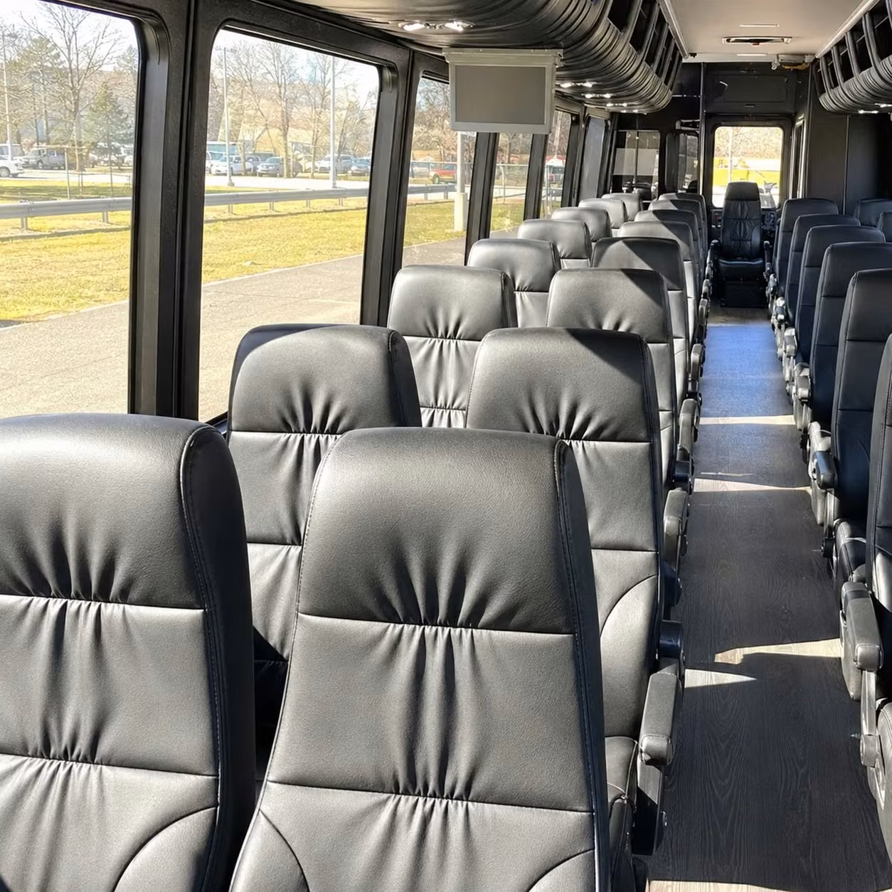 30 passenger minibus inside