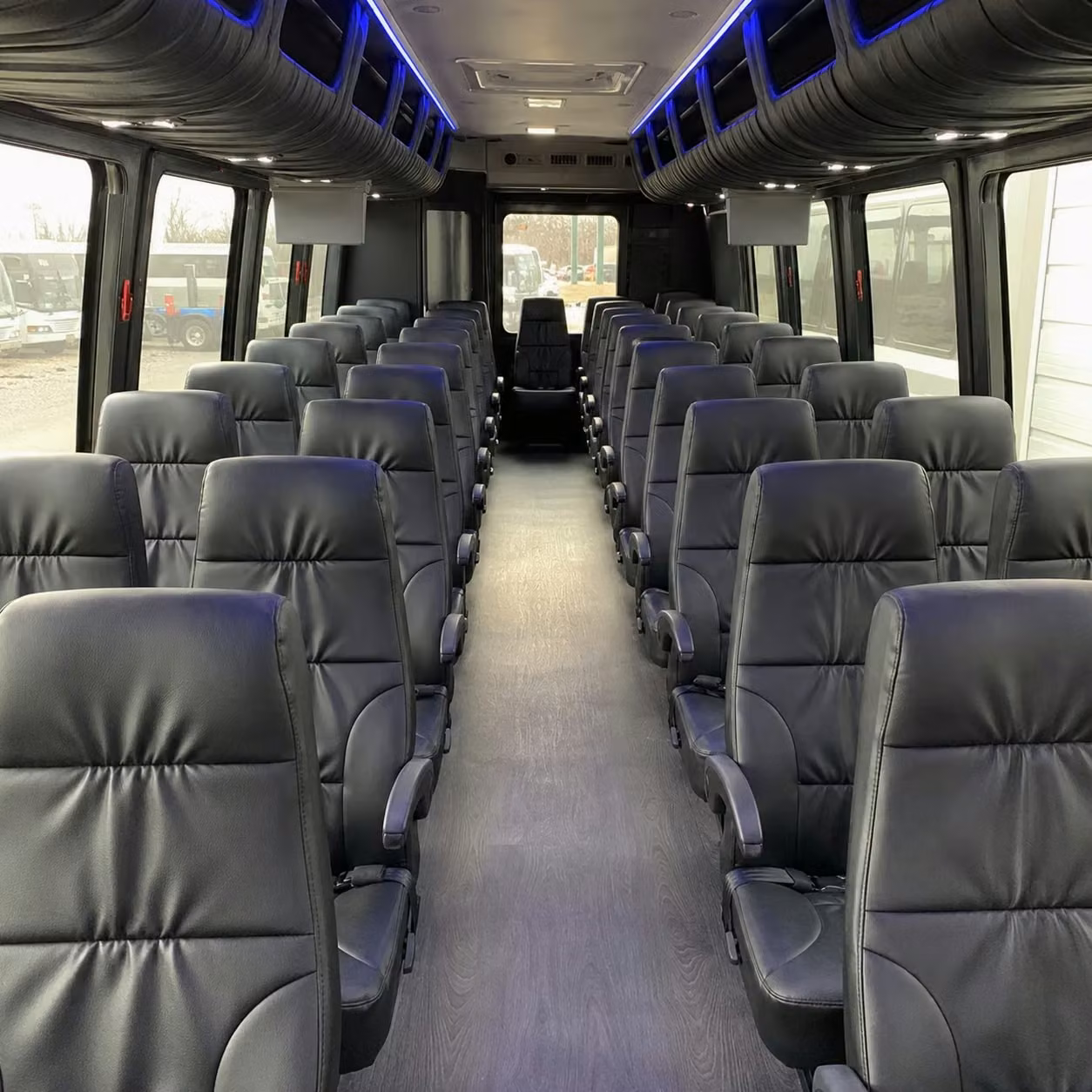 30 passenger minibus interior