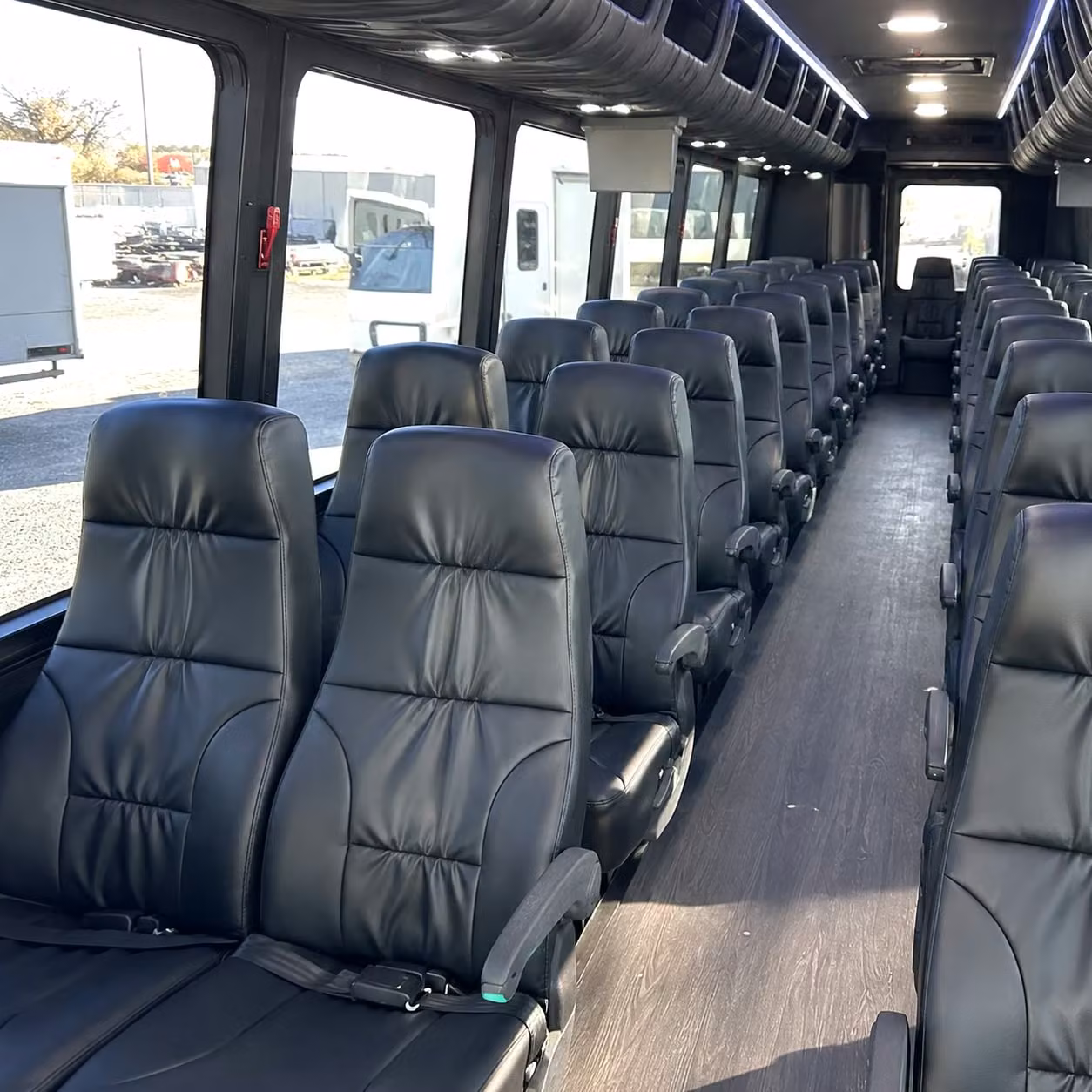 35 passenger minibus inside