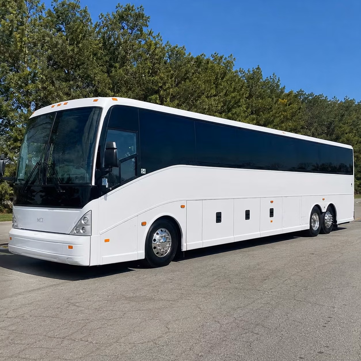 56 passenger charter bus