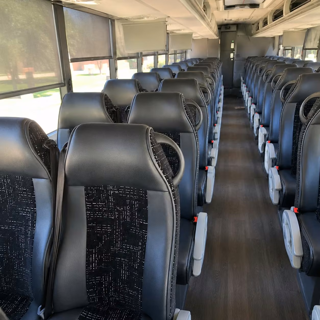 north charleston charter bus interior gallery