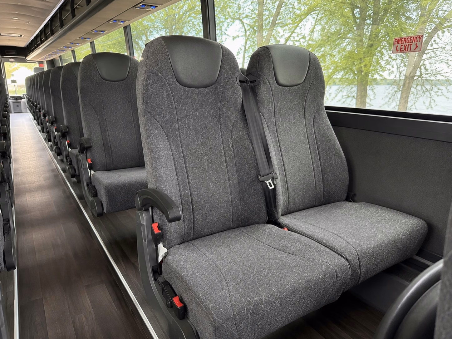 north charleston charter bus rental inside
