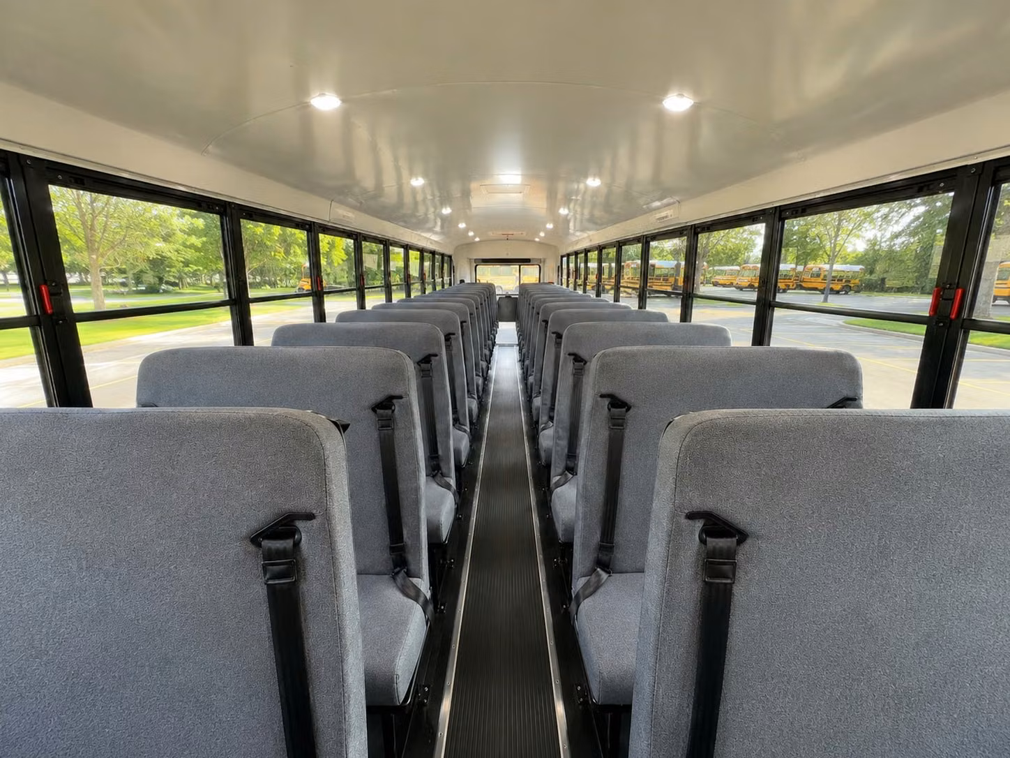 school bus interior