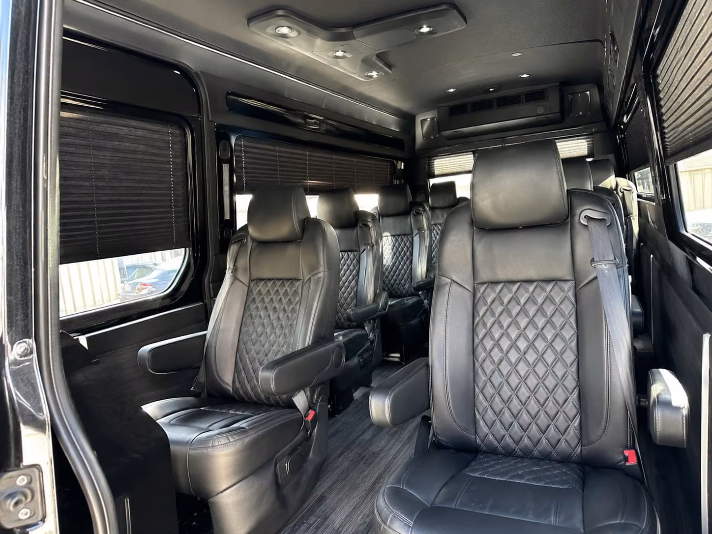 sprinter van with driver interior